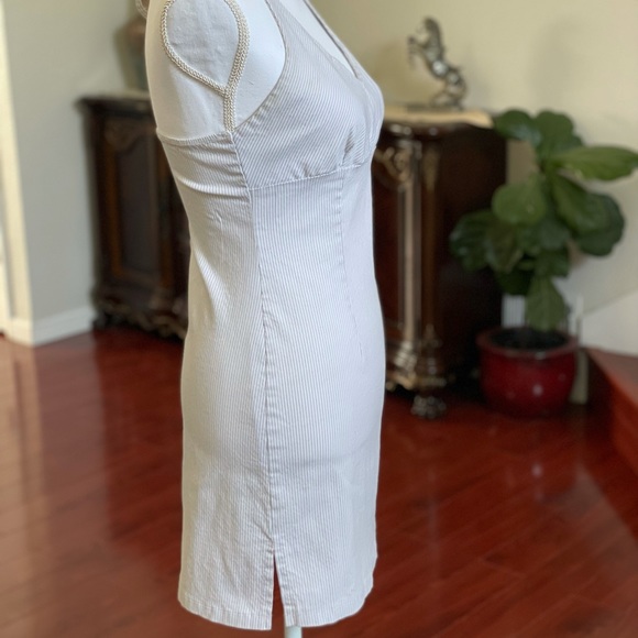 White Striped Dress - Picture 5 of 5